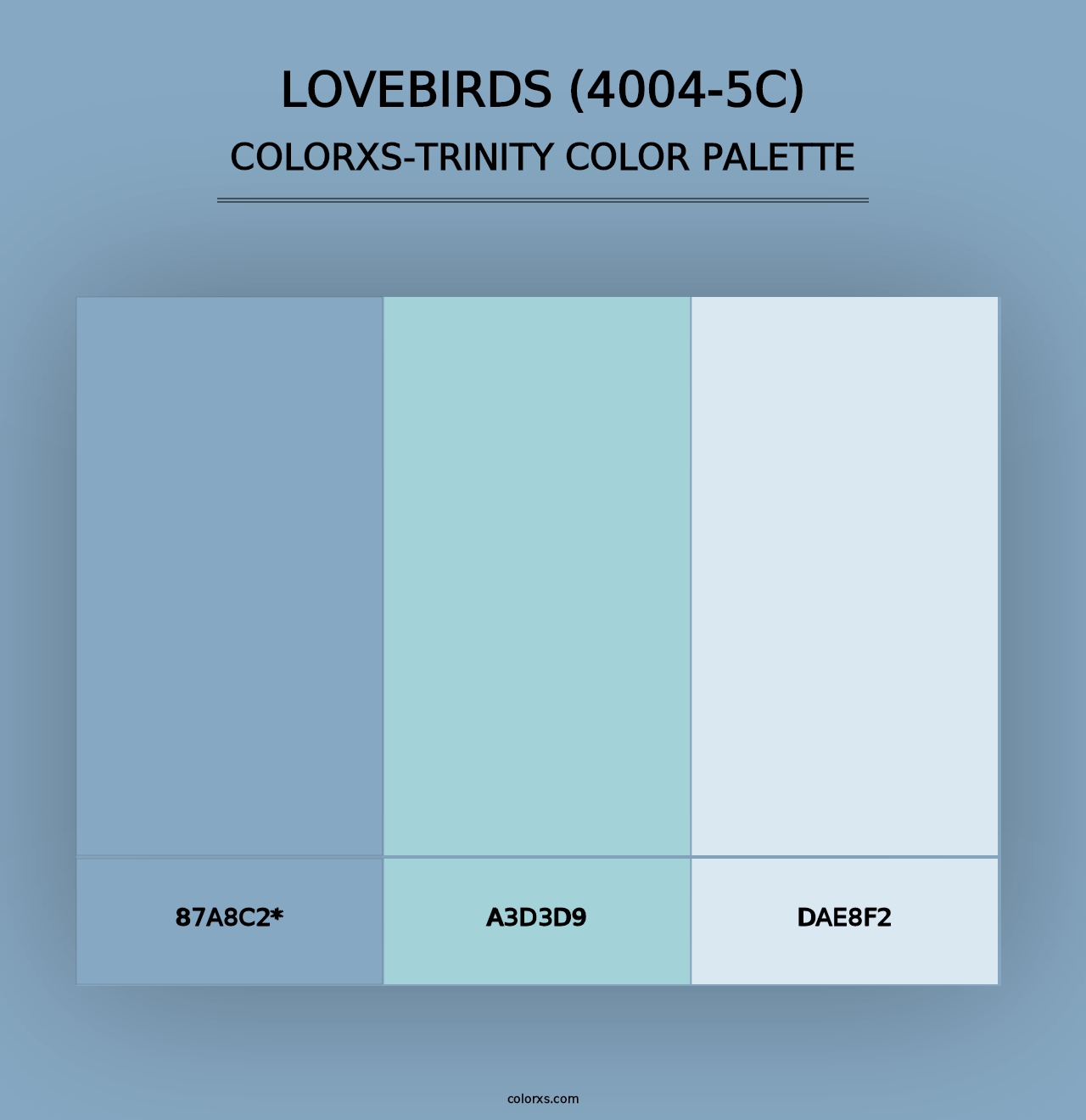 Lovebirds (4004-5C) - Colorxs Trinity Palette