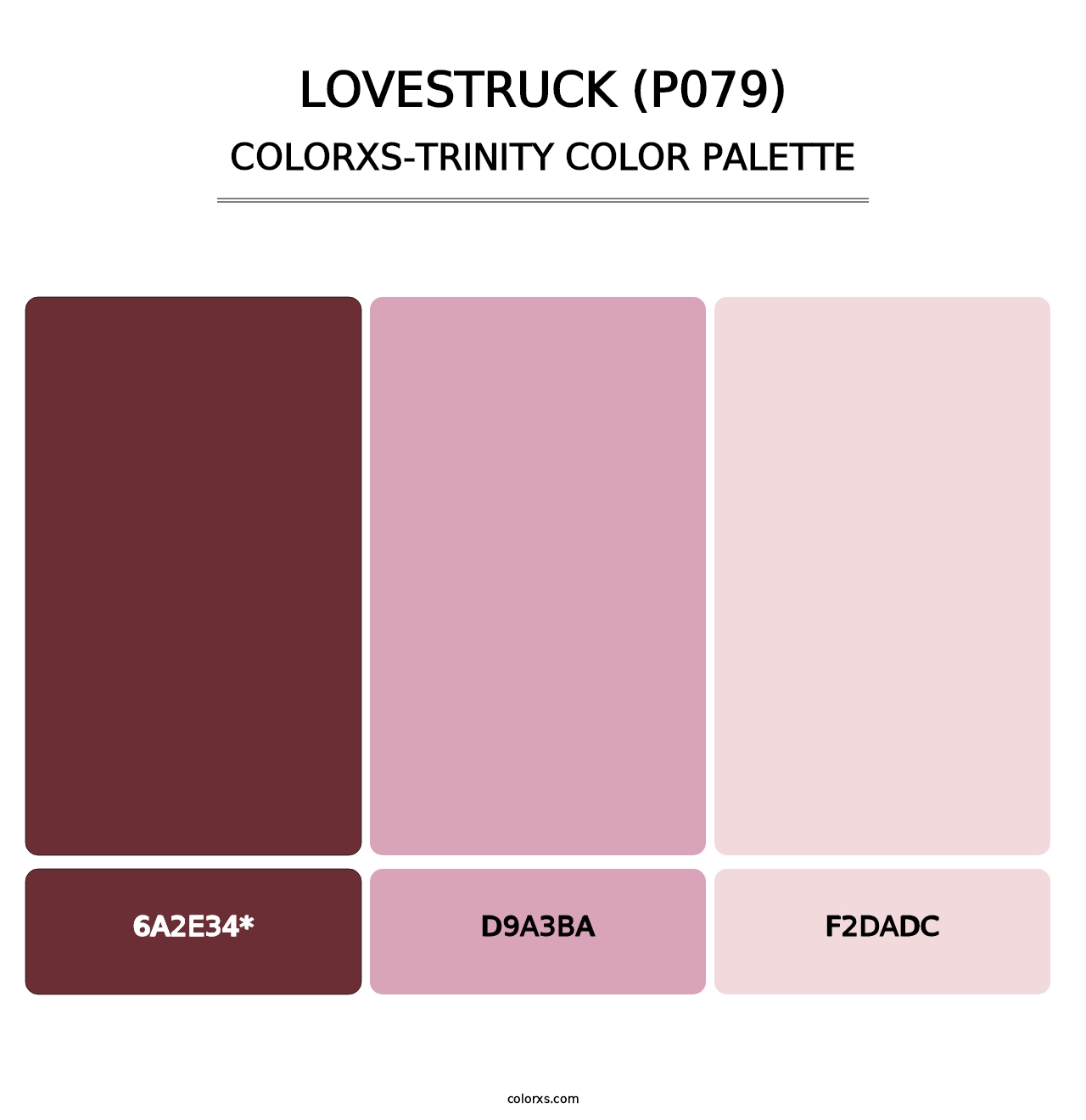 Lovestruck (P079) - Colorxs Trinity Palette