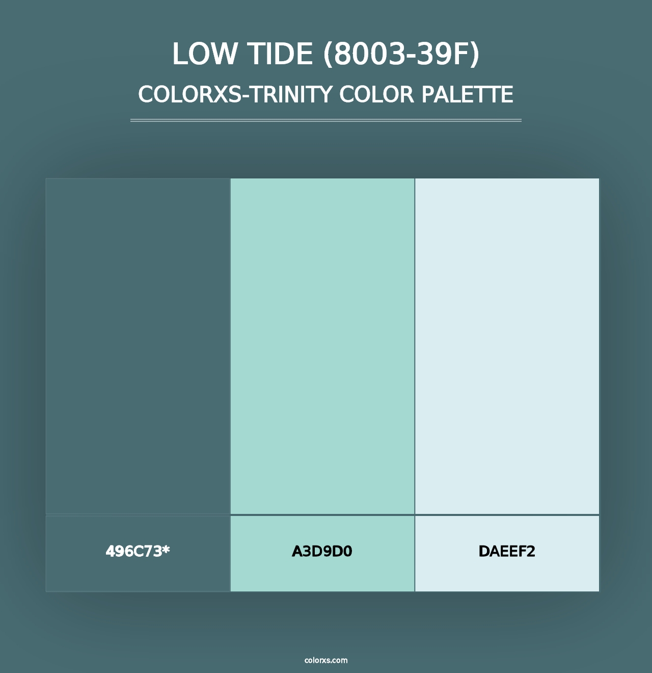 Low Tide (8003-39F) - Colorxs Trinity Palette