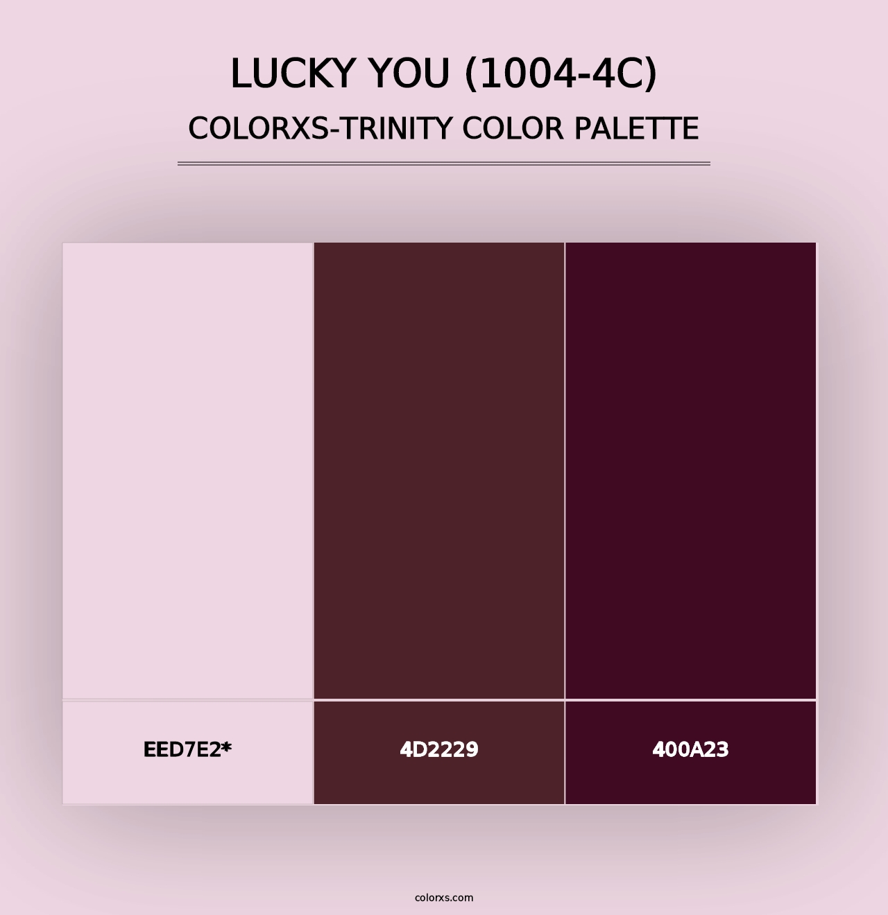 Lucky You (1004-4C) - Colorxs Trinity Palette