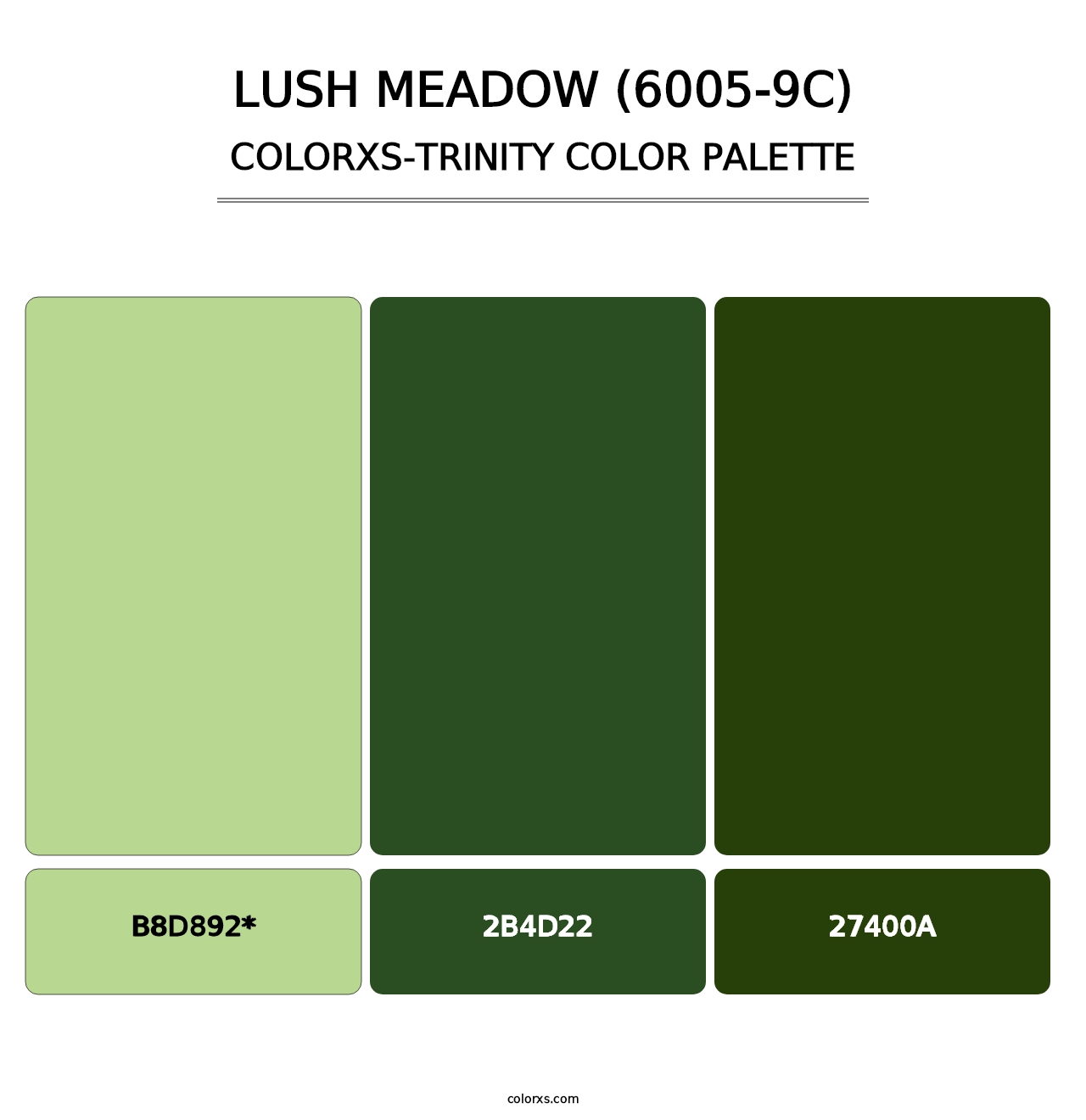 Lush Meadow (6005-9C) - Colorxs Trinity Palette