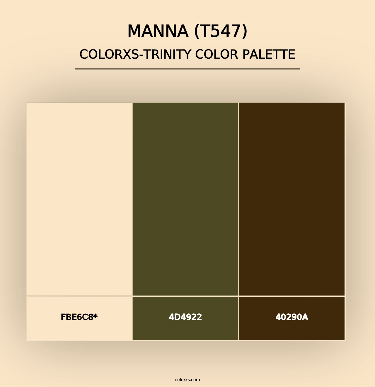 Manna (T547) - Colorxs Trinity Palette