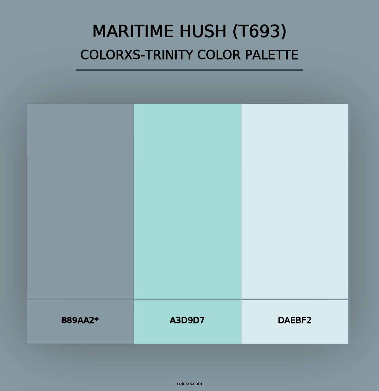 Maritime Hush (T693) - Colorxs Trinity Palette