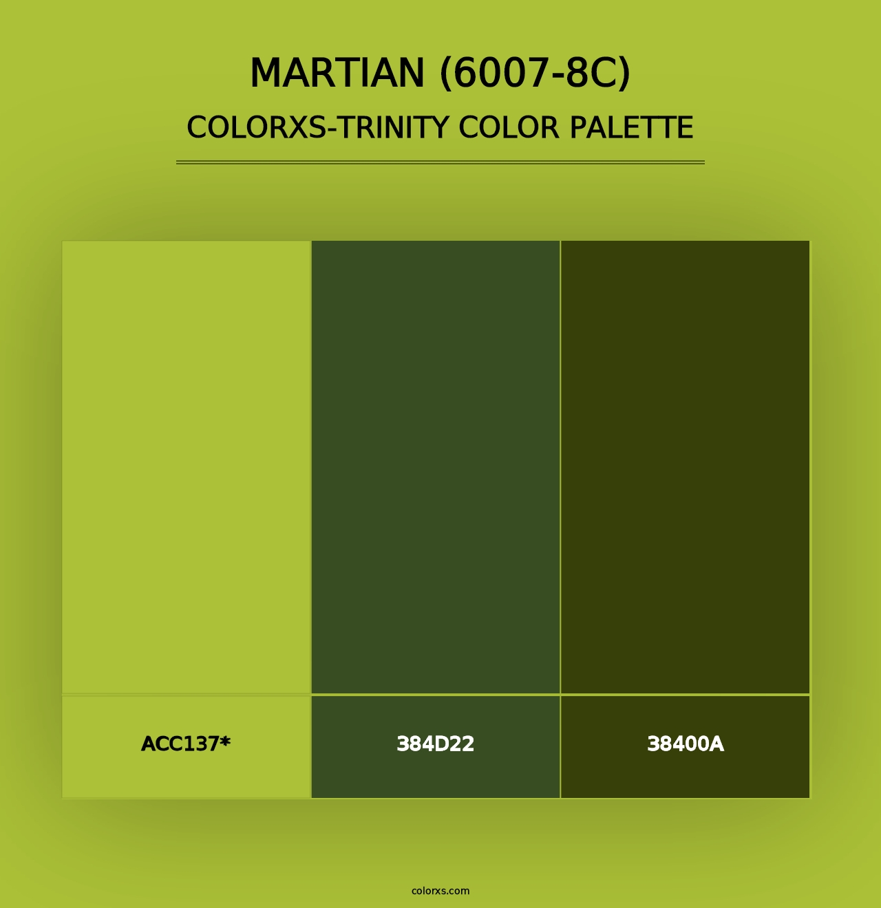 Martian (6007-8C) - Colorxs Trinity Palette