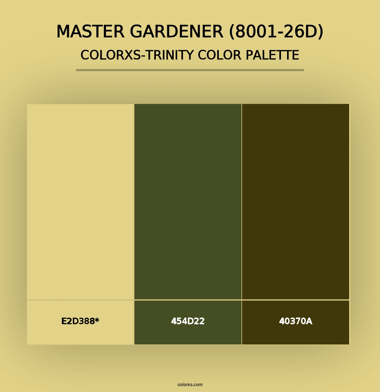 Master Gardener (8001-26D) - Colorxs Trinity Palette