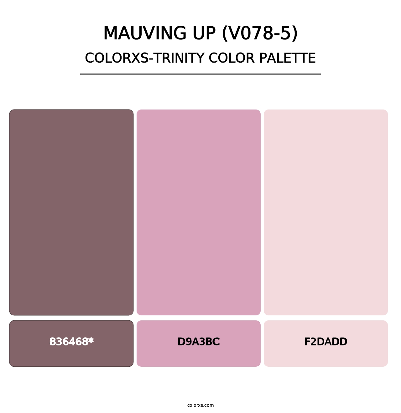 Mauving Up (V078-5) - Colorxs Trinity Palette