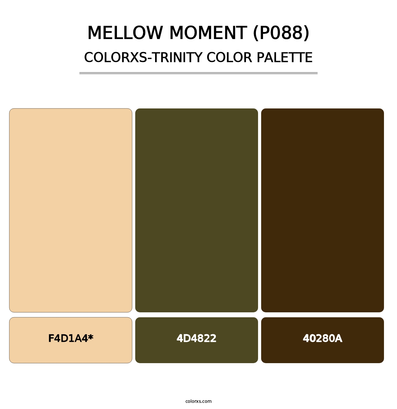 Mellow Moment (P088) - Colorxs Trinity Palette