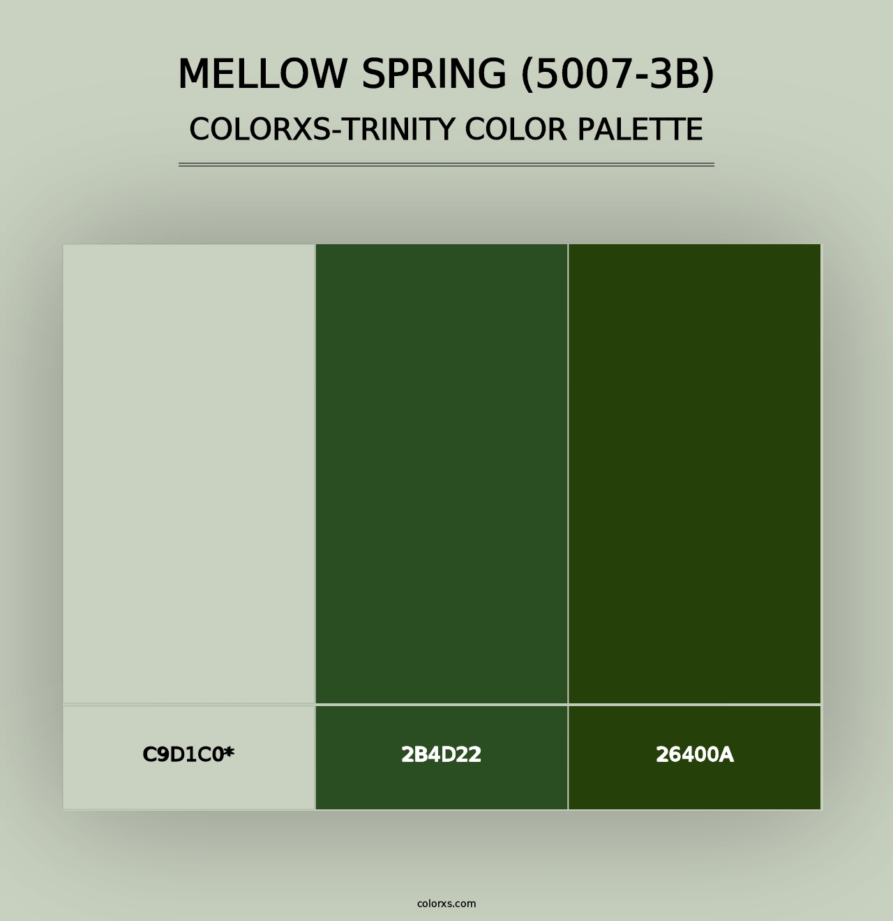 Mellow Spring (5007-3B) - Colorxs Trinity Palette