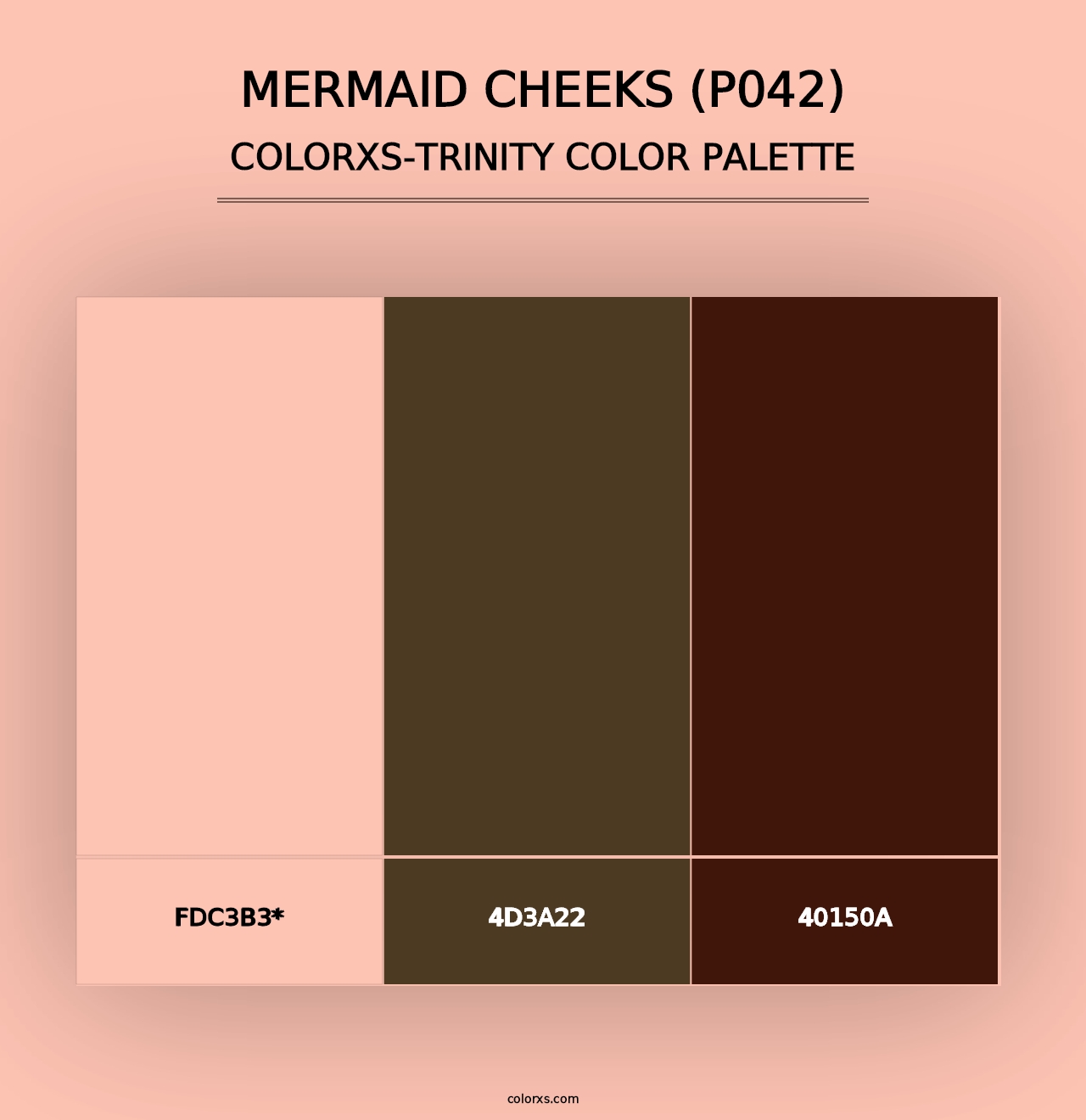 Mermaid Cheeks (P042) - Colorxs Trinity Palette