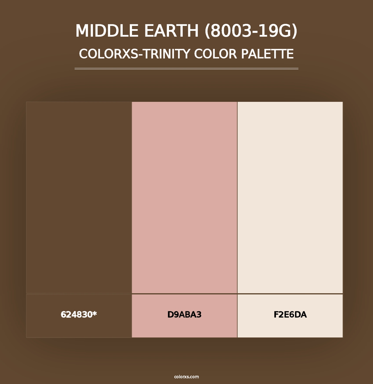 Middle Earth (8003-19G) - Colorxs Trinity Palette