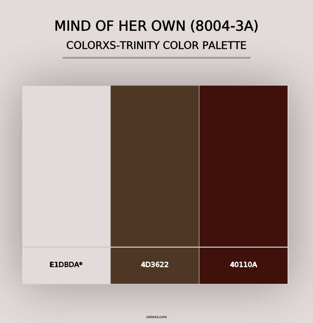 Mind of Her Own (8004-3A) - Colorxs Trinity Palette