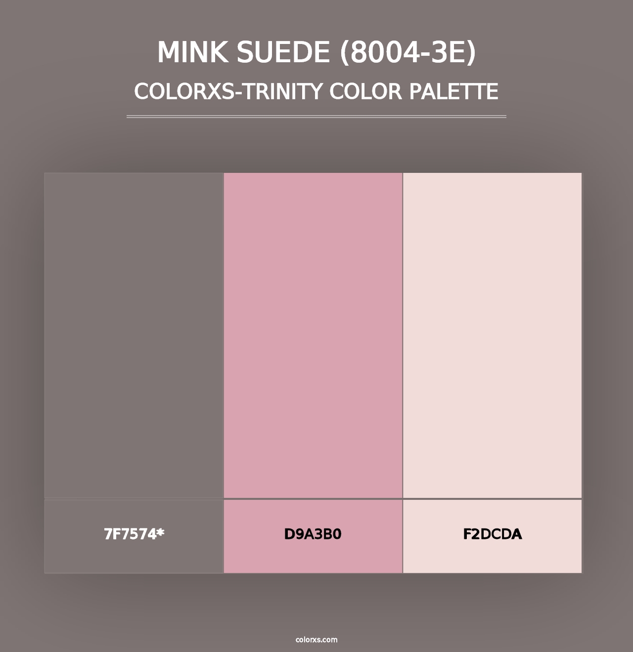 Mink Suede (8004-3E) - Colorxs Trinity Palette