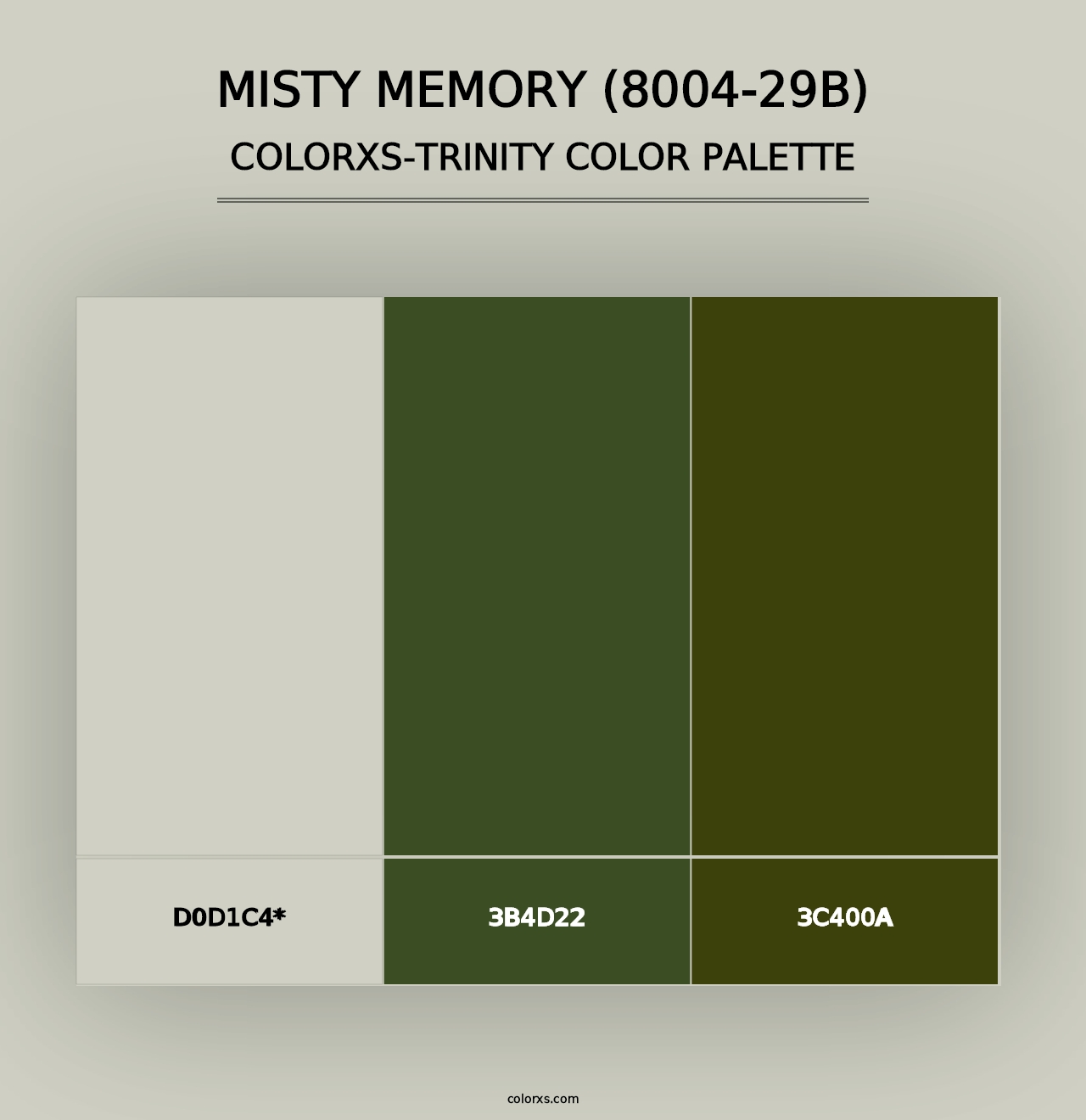 Misty Memory (8004-29B) - Colorxs Trinity Palette