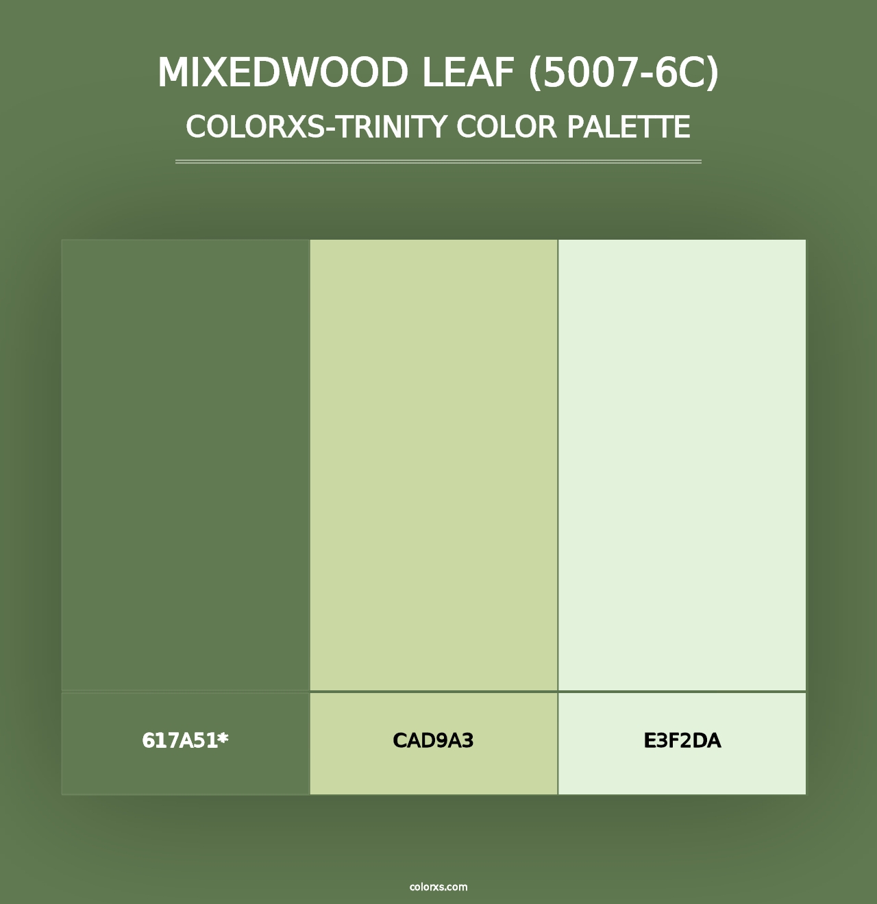 Mixedwood Leaf (5007-6C) - Colorxs Trinity Palette