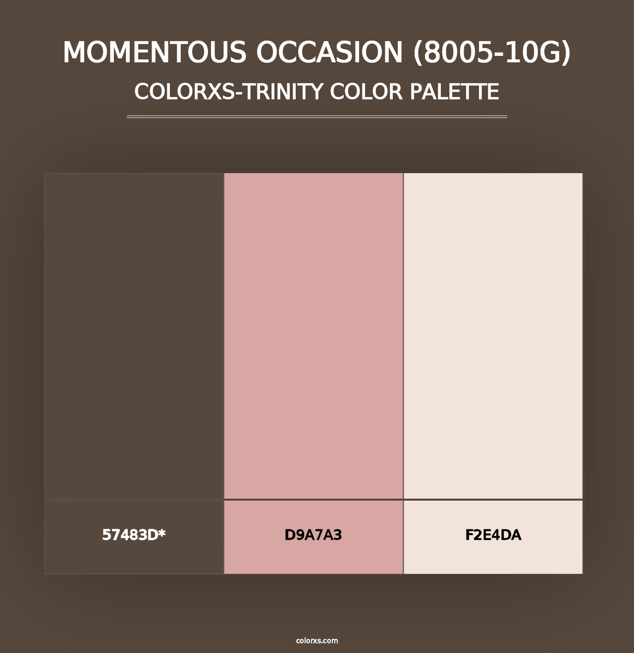 Momentous Occasion (8005-10G) - Colorxs Trinity Palette