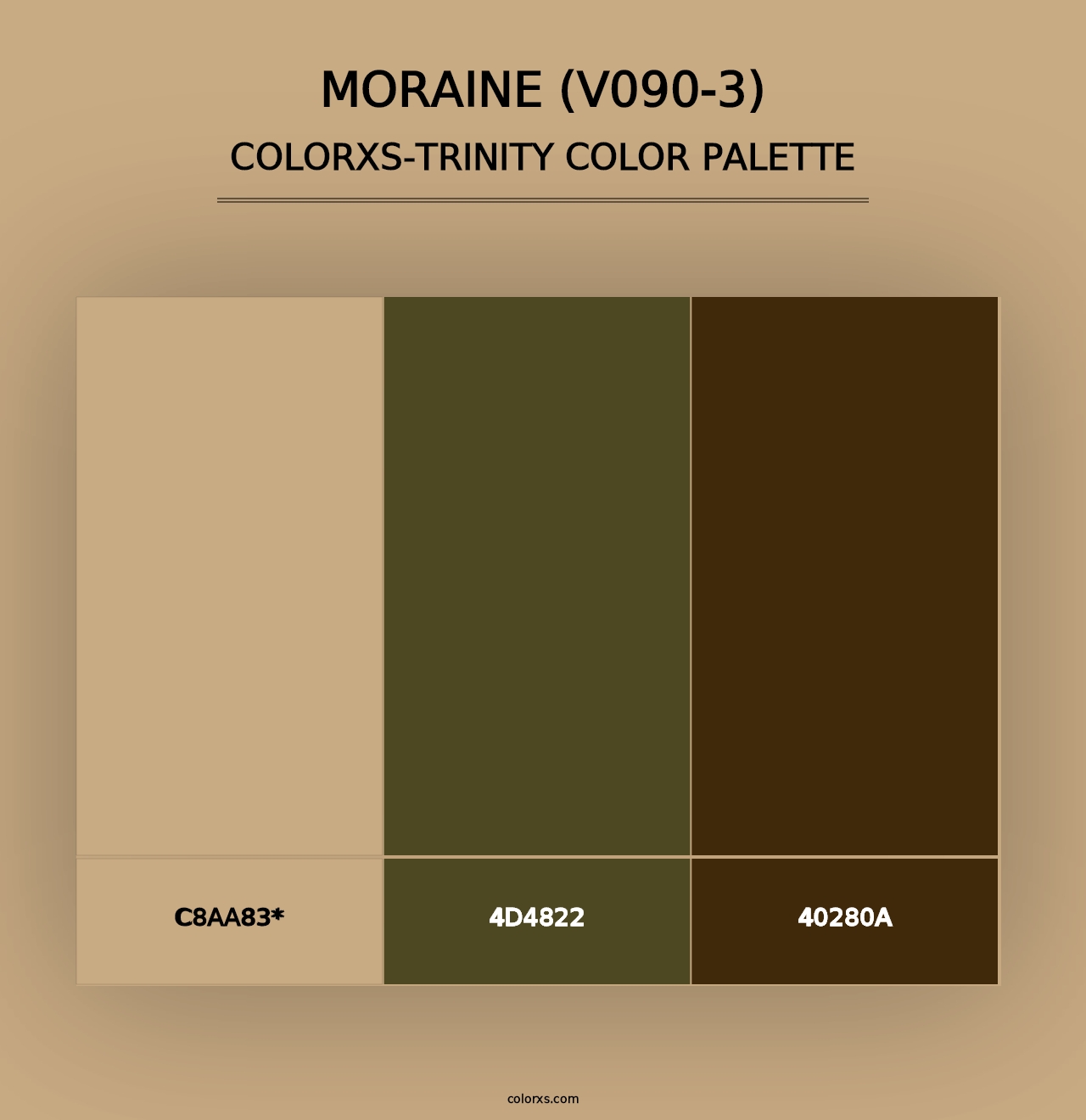 Moraine (V090-3) - Colorxs Trinity Palette