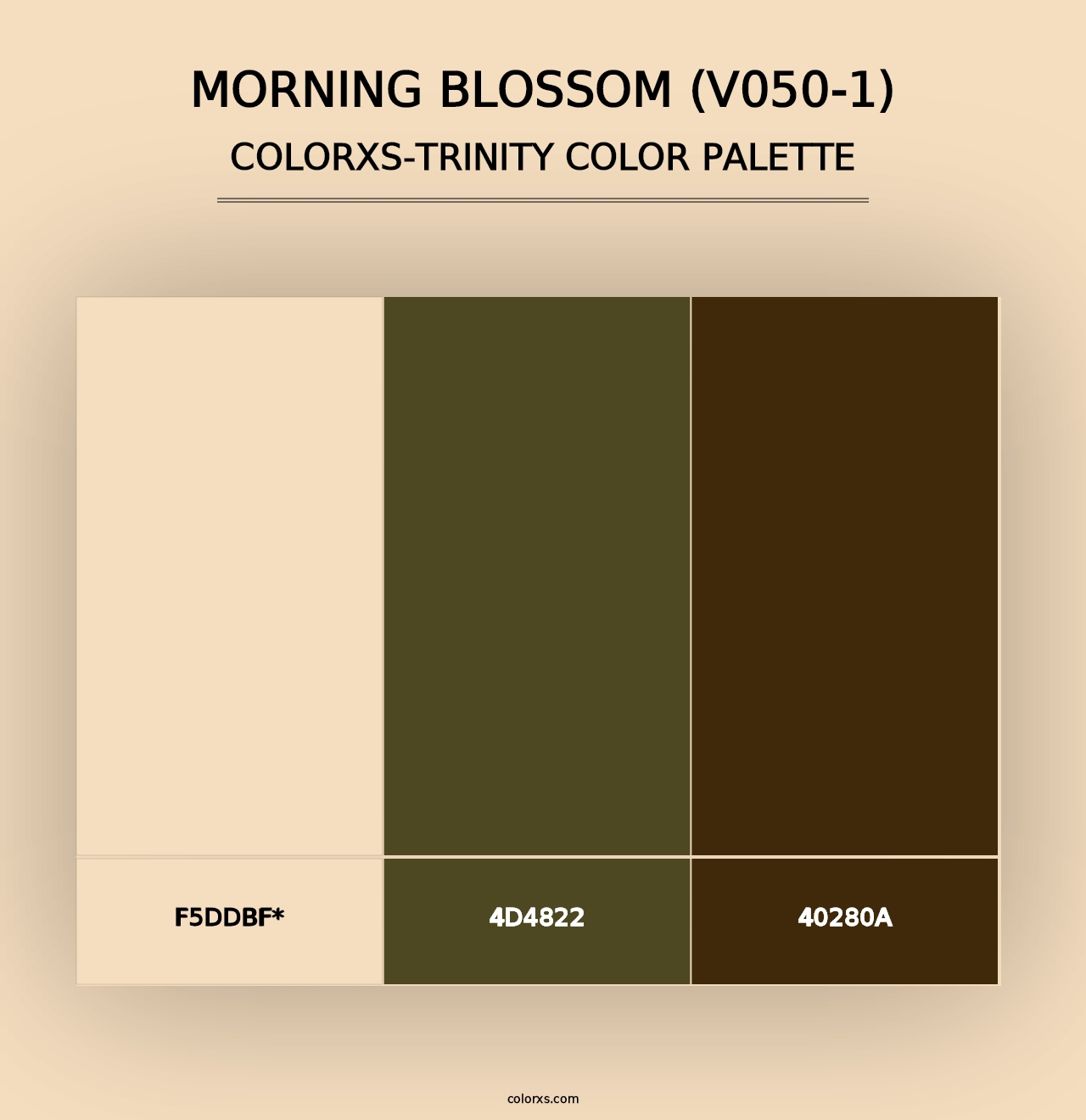 Morning Blossom (V050-1) - Colorxs Trinity Palette