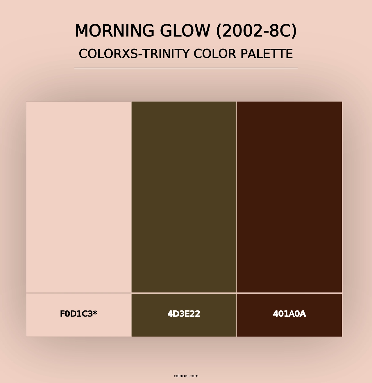 Morning Glow (2002-8C) - Colorxs Trinity Palette