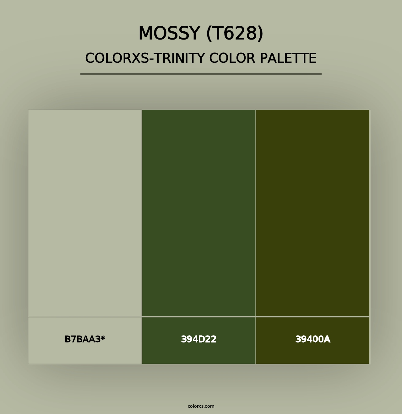 Mossy (T628) - Colorxs Trinity Palette