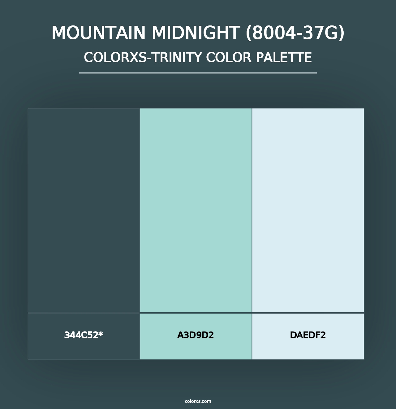 Mountain Midnight (8004-37G) - Colorxs Trinity Palette