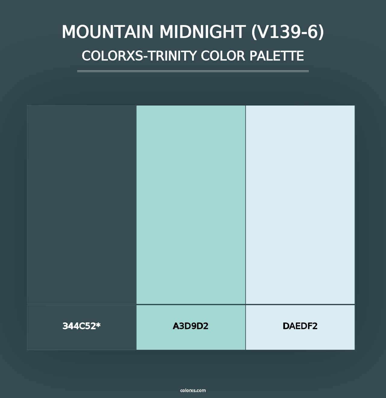 Mountain Midnight (V139-6) - Colorxs Trinity Palette