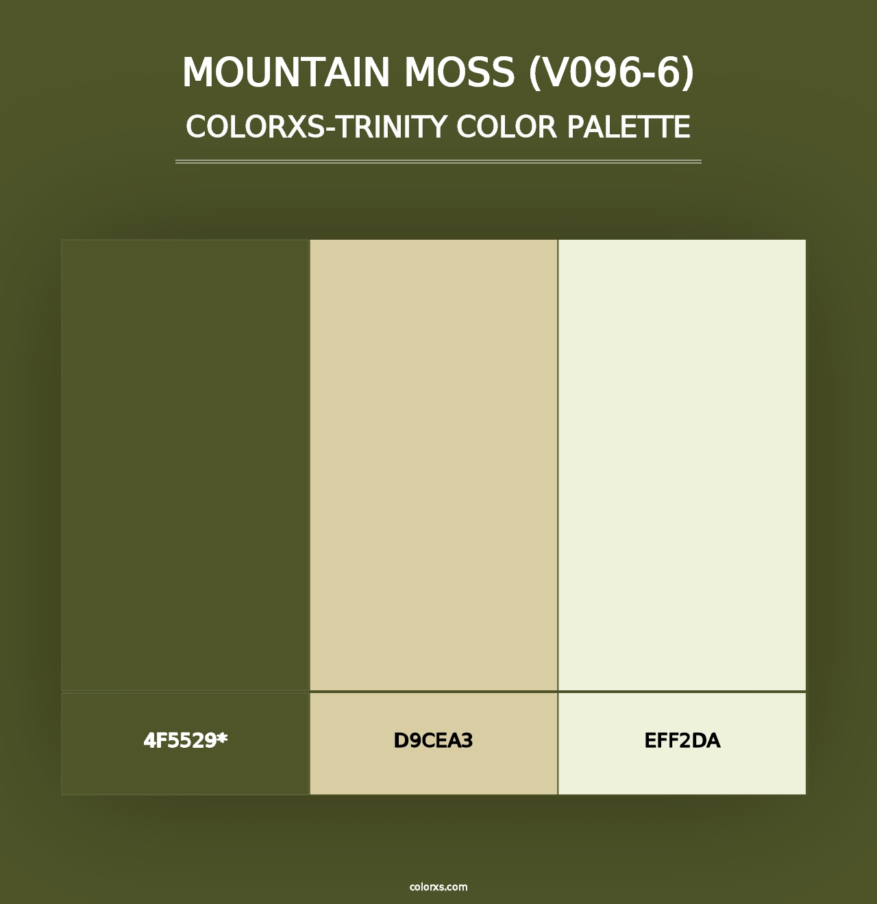 Mountain Moss (V096-6) - Colorxs Trinity Palette