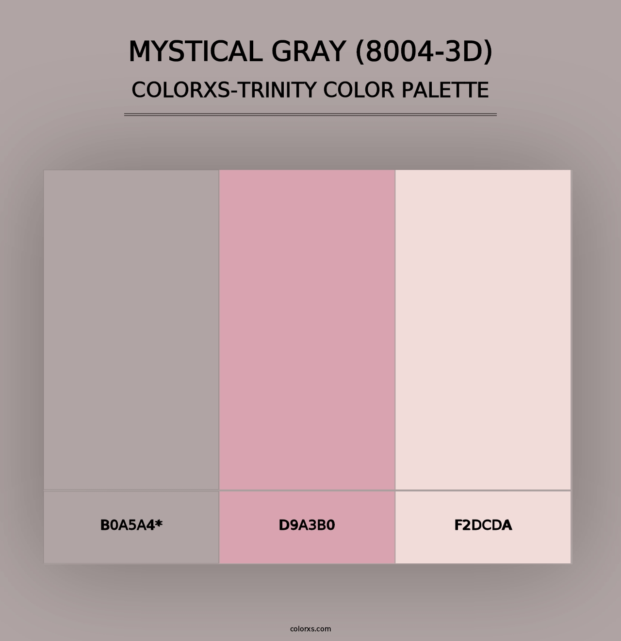 Mystical Gray (8004-3D) - Colorxs Trinity Palette