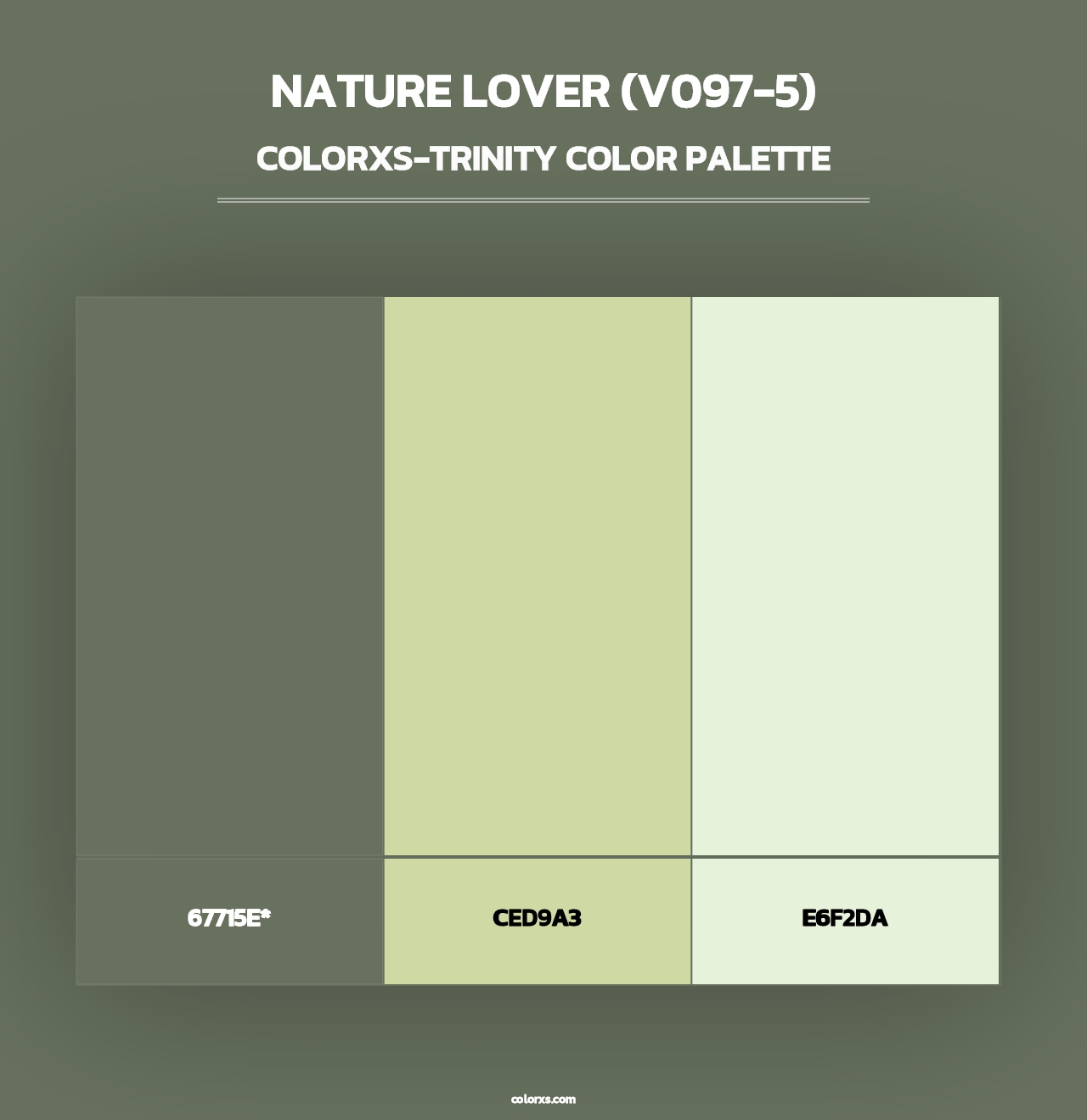 Nature Lover (V097-5) - Colorxs Trinity Palette