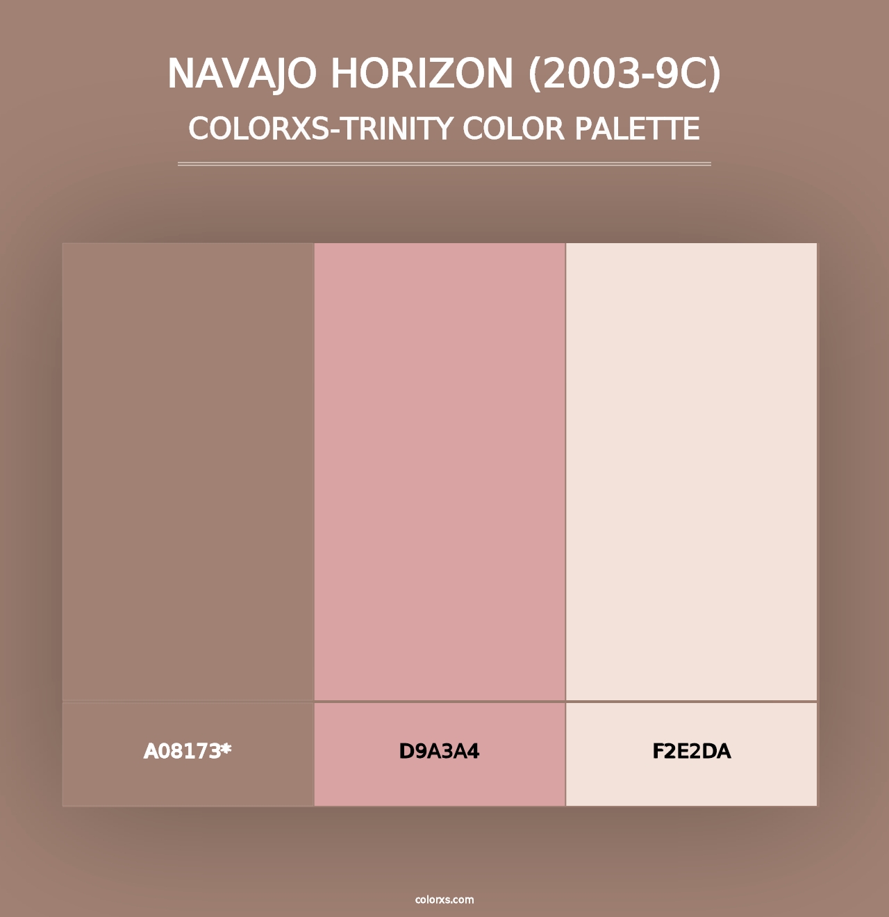 Navajo Horizon (2003-9C) - Colorxs Trinity Palette