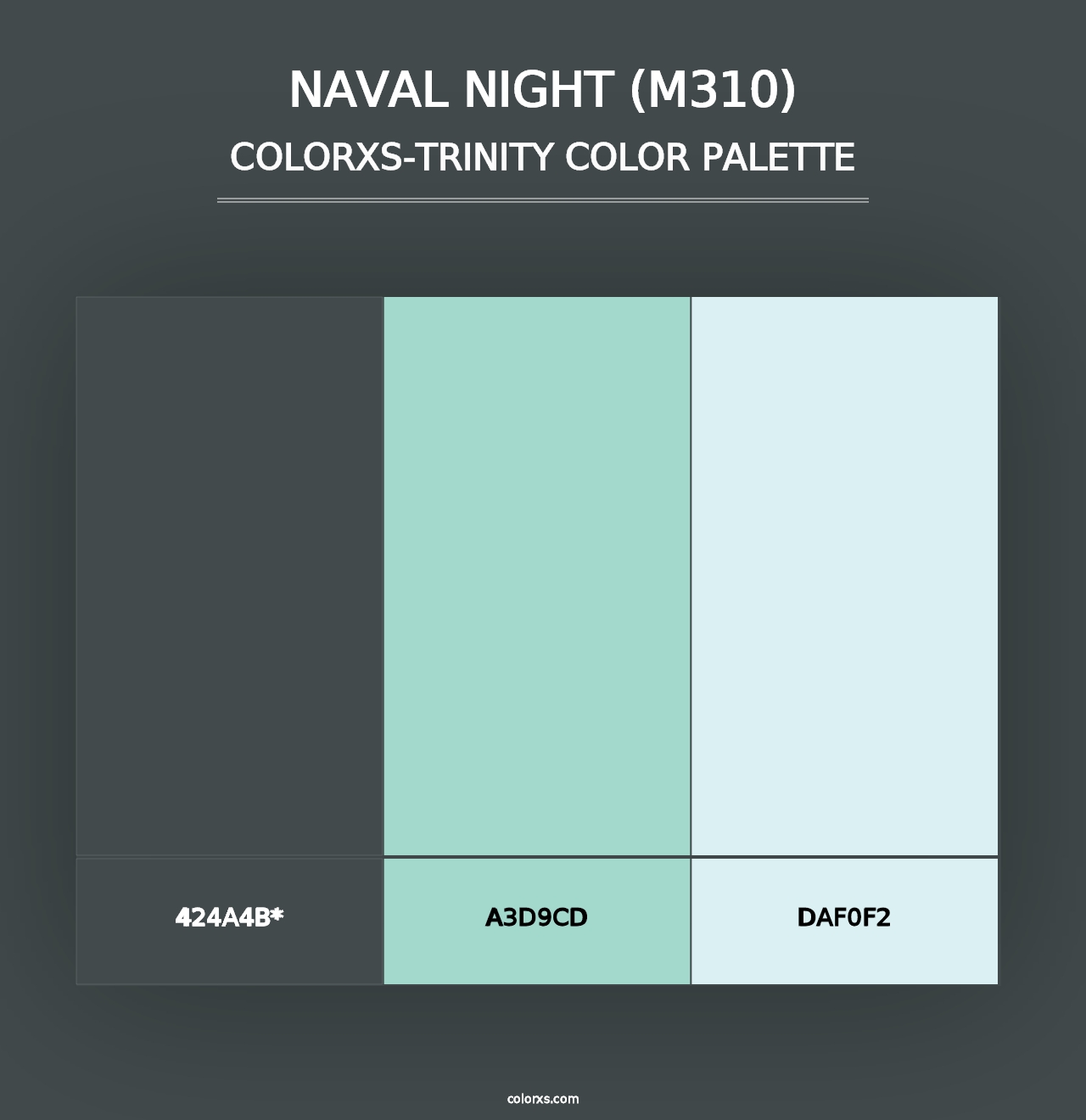 Naval Night (M310) - Colorxs Trinity Palette