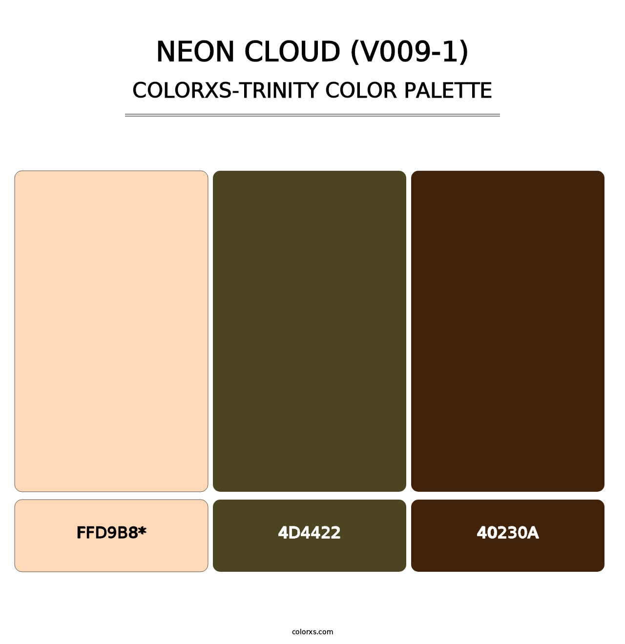 Neon Cloud (V009-1) - Colorxs Trinity Palette