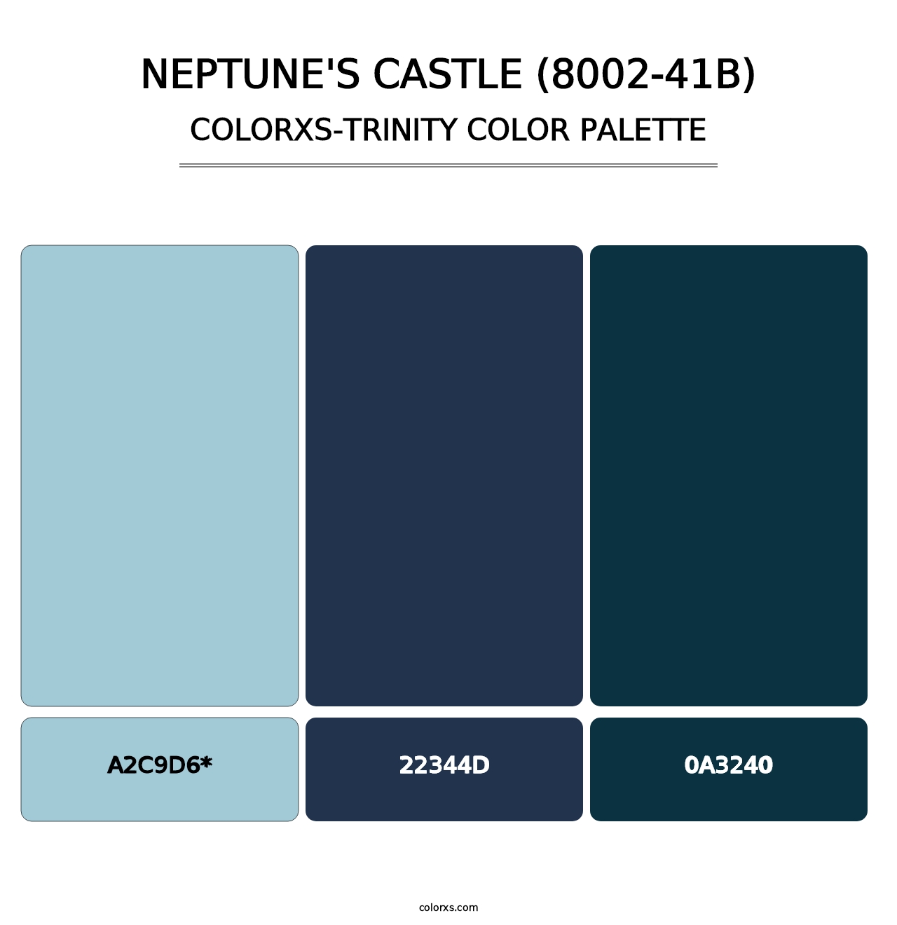 Neptune's Castle (8002-41B) - Colorxs Trinity Palette