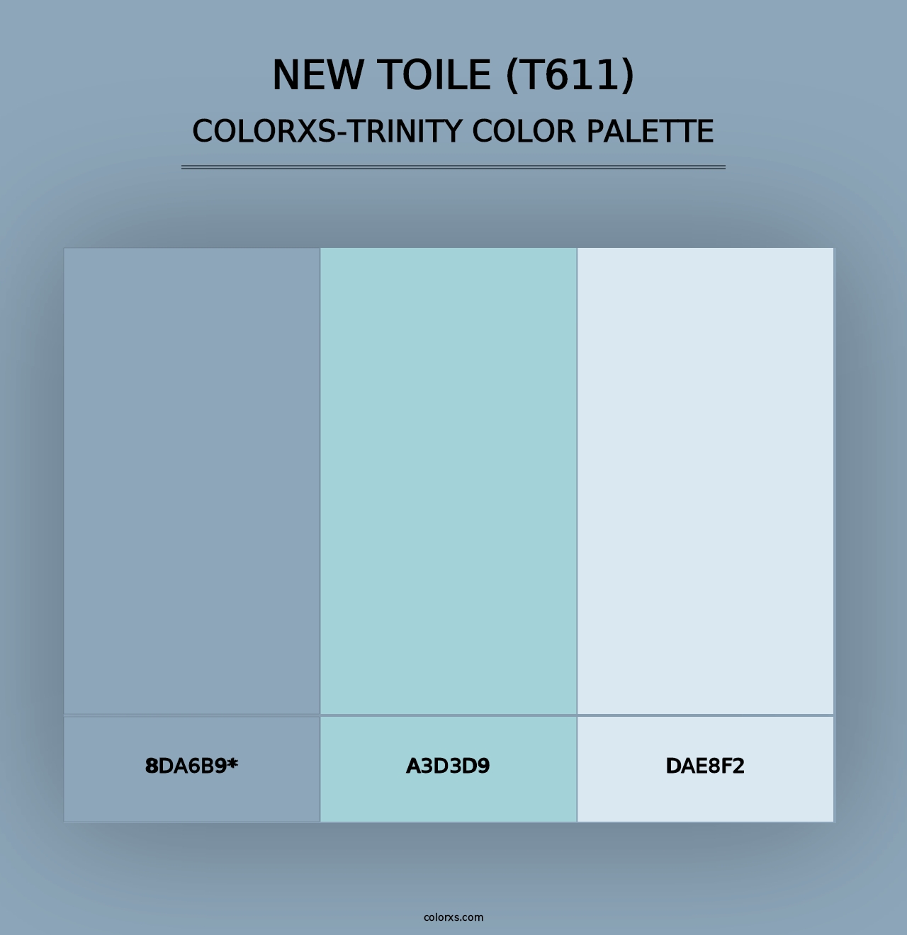 New Toile (T611) - Colorxs Trinity Palette