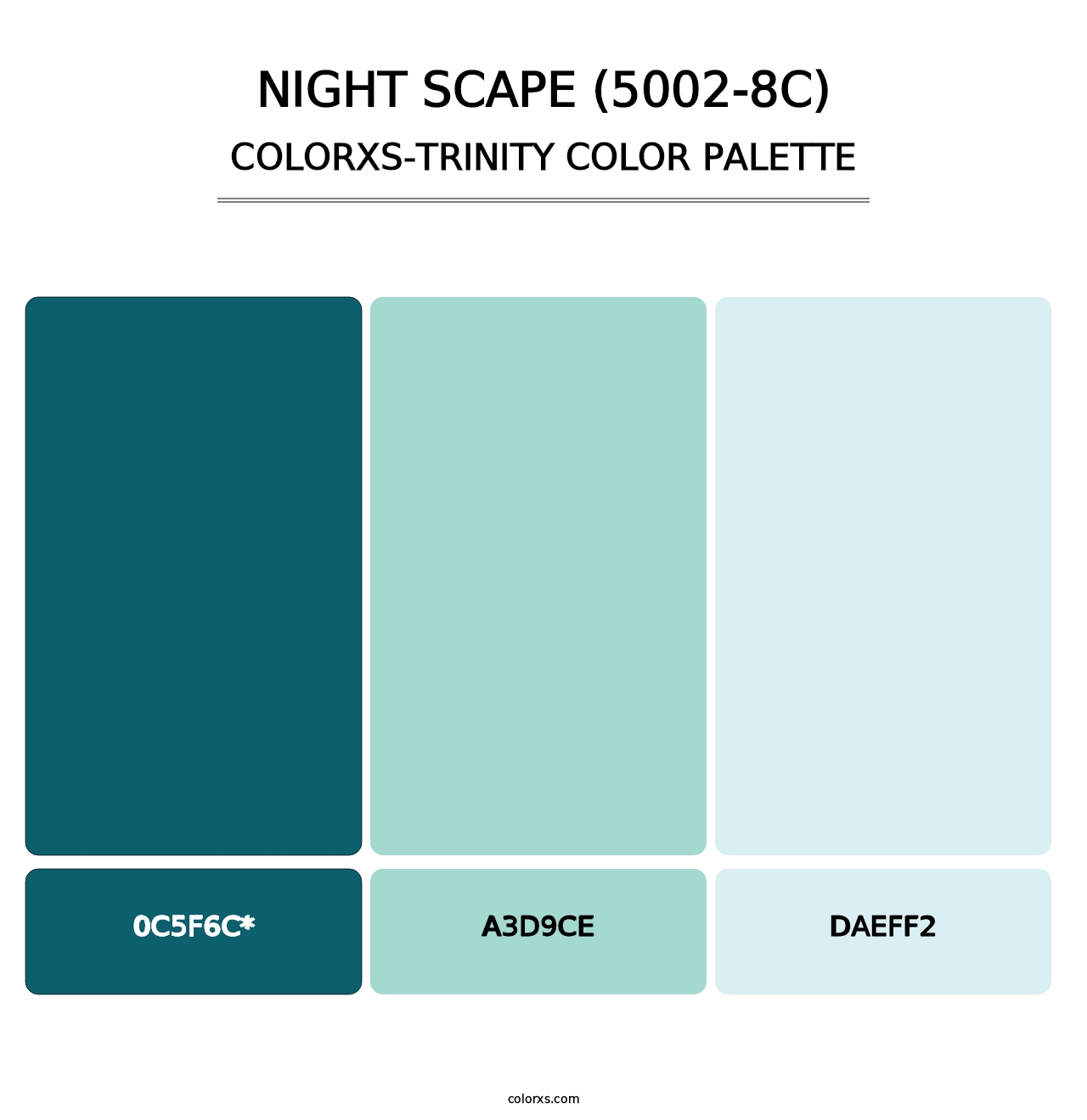 Night Scape (5002-8C) - Colorxs Trinity Palette