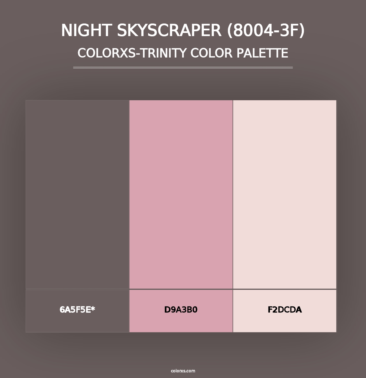 Night Skyscraper (8004-3F) - Colorxs Trinity Palette