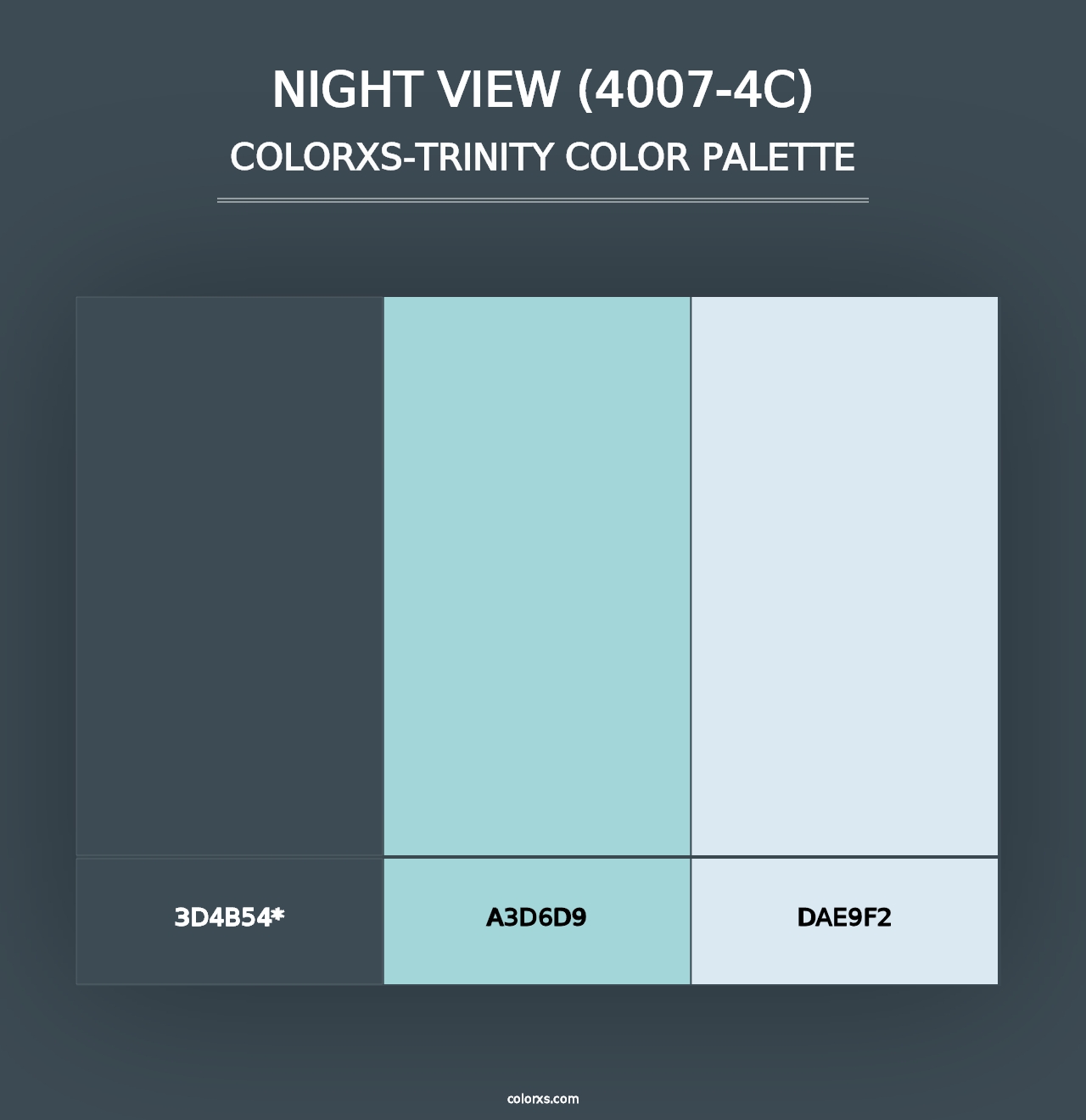 Night View (4007-4C) - Colorxs Trinity Palette