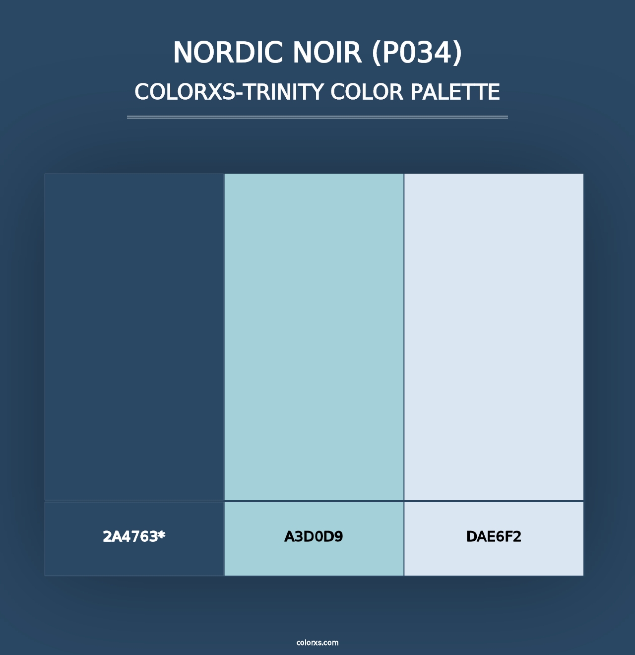 Nordic Noir (P034) - Colorxs Trinity Palette