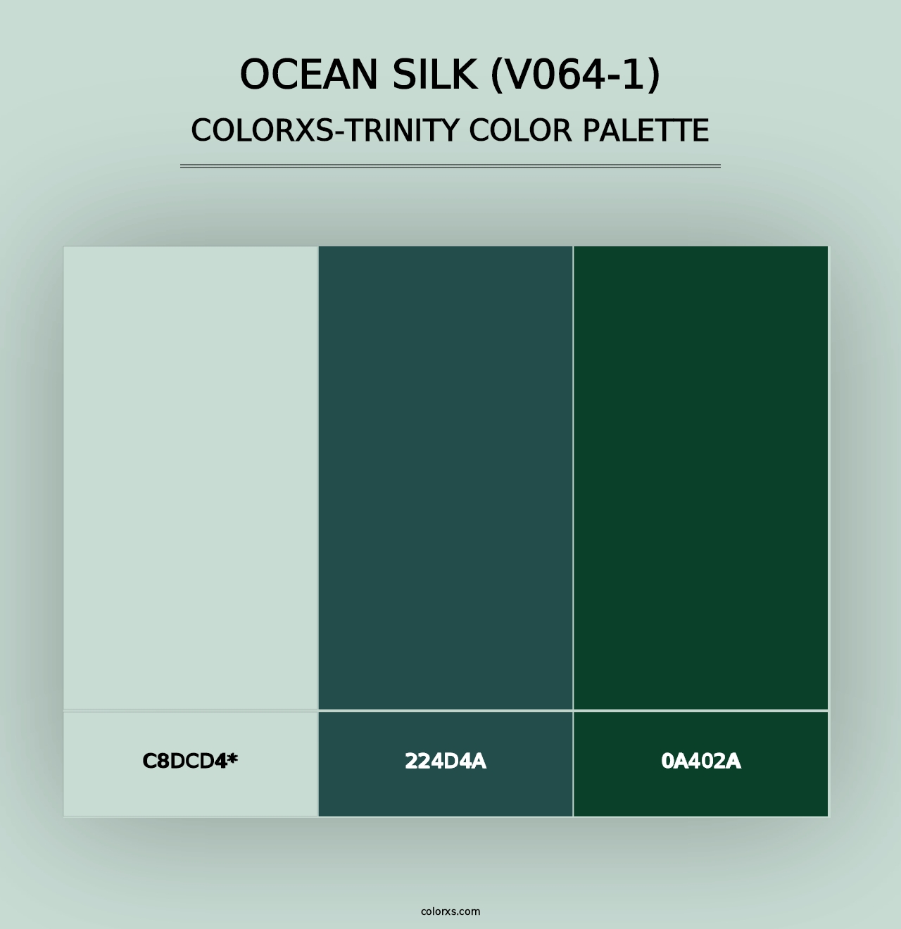 Ocean Silk (V064-1) - Colorxs Trinity Palette