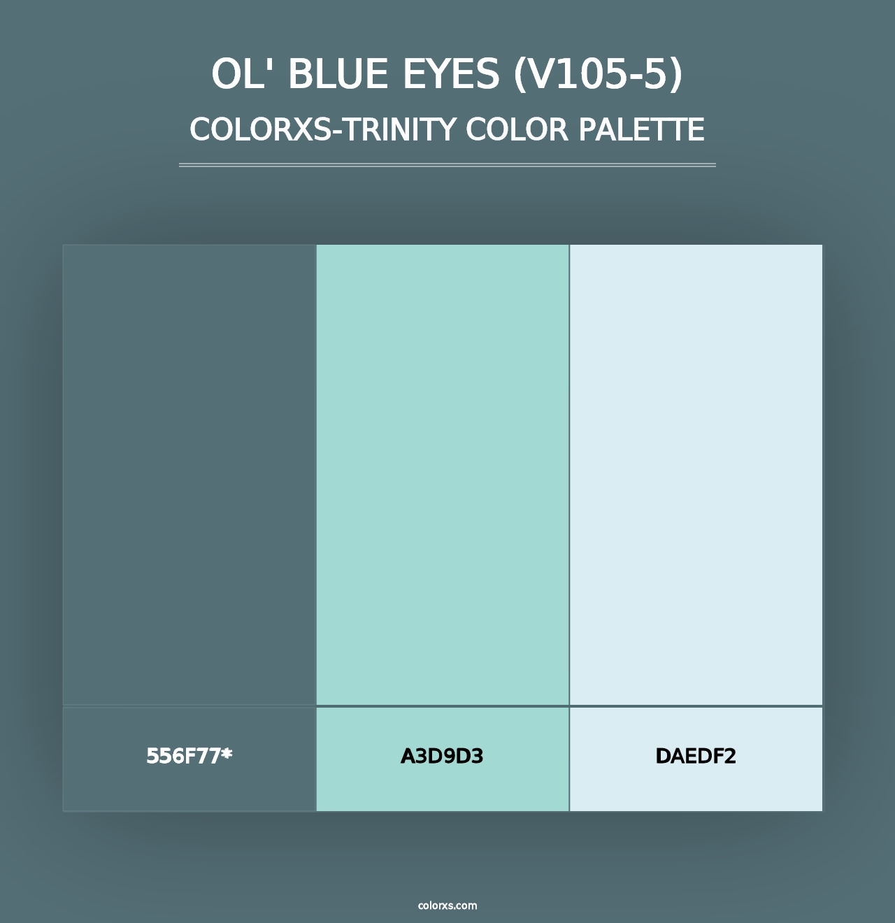 Ol' Blue Eyes (V105-5) - Colorxs Trinity Palette