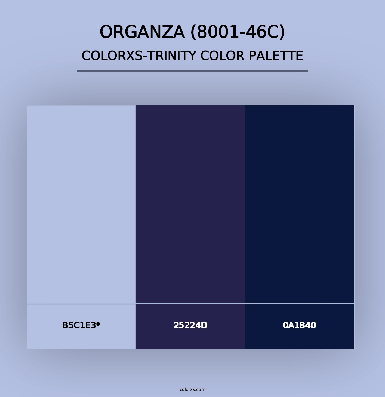 Organza (8001-46C) - Colorxs Trinity Palette