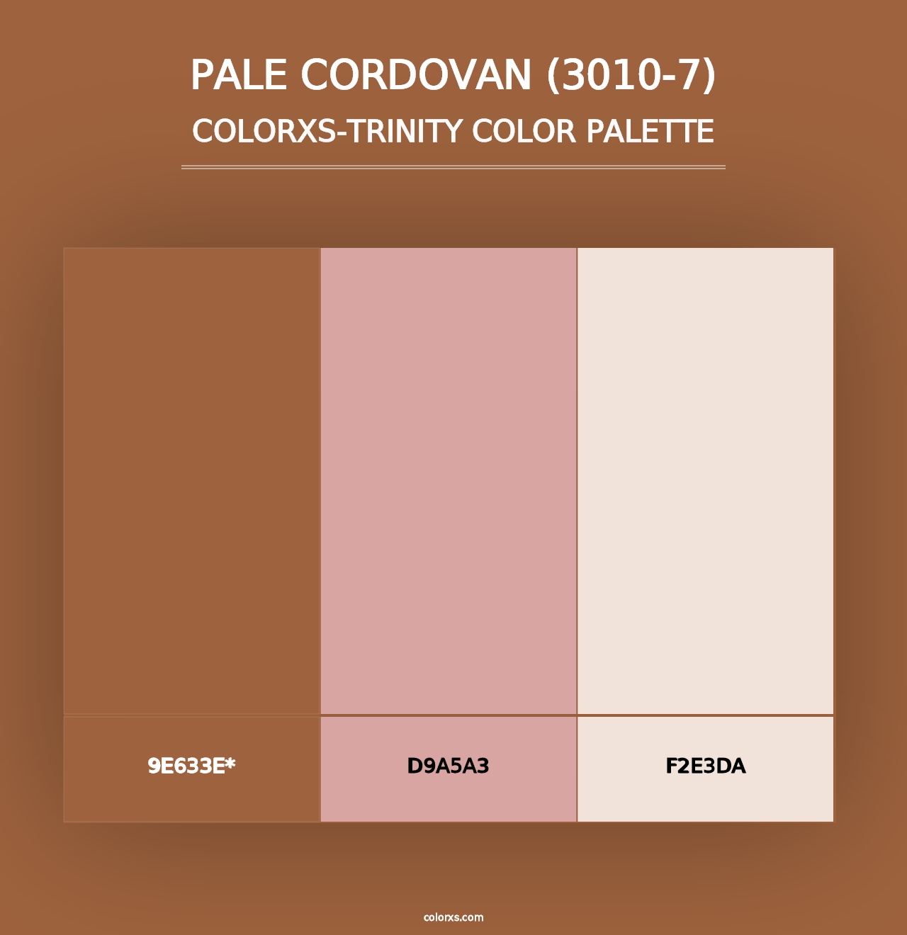 Pale Cordovan (3010-7) - Colorxs Trinity Palette