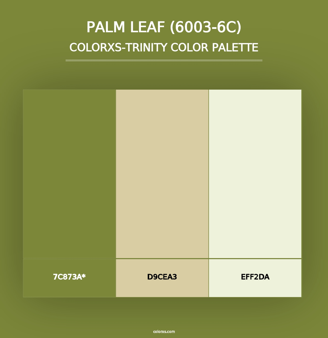 Palm Leaf (6003-6C) - Colorxs Trinity Palette