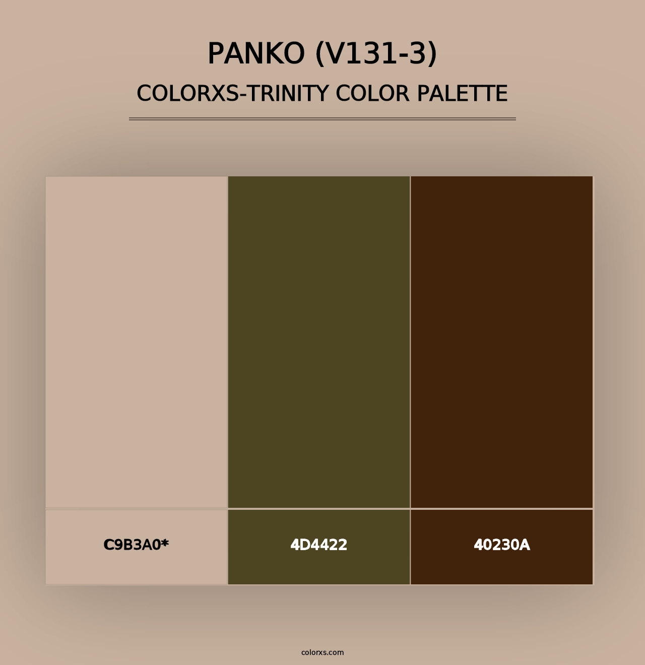 Panko (V131-3) - Colorxs Trinity Palette