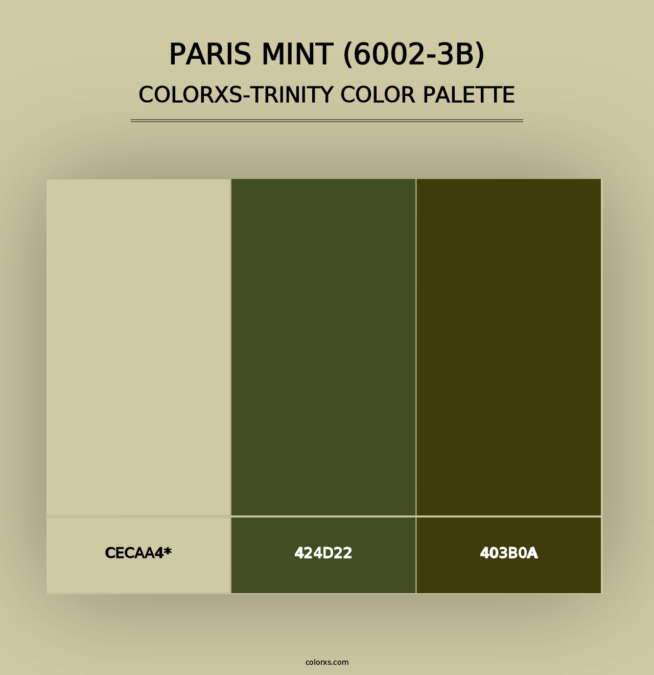 Paris Mint (6002-3B) - Colorxs Trinity Palette