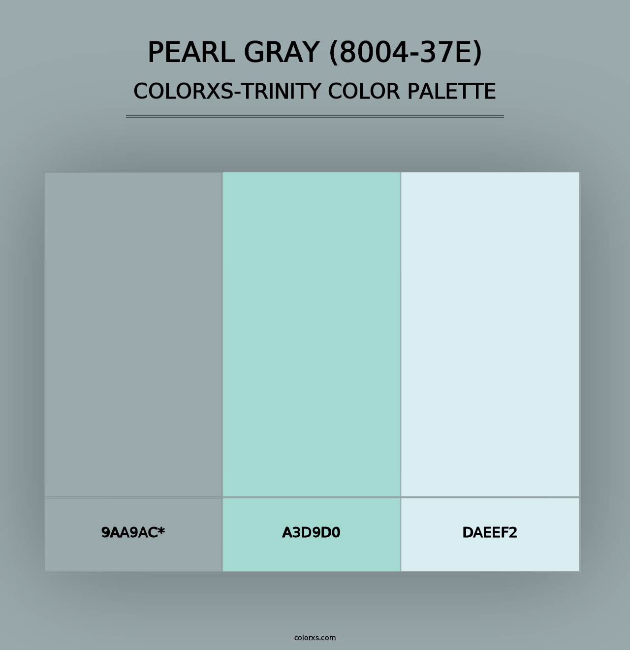 Pearl Gray (8004-37E) - Colorxs Trinity Palette