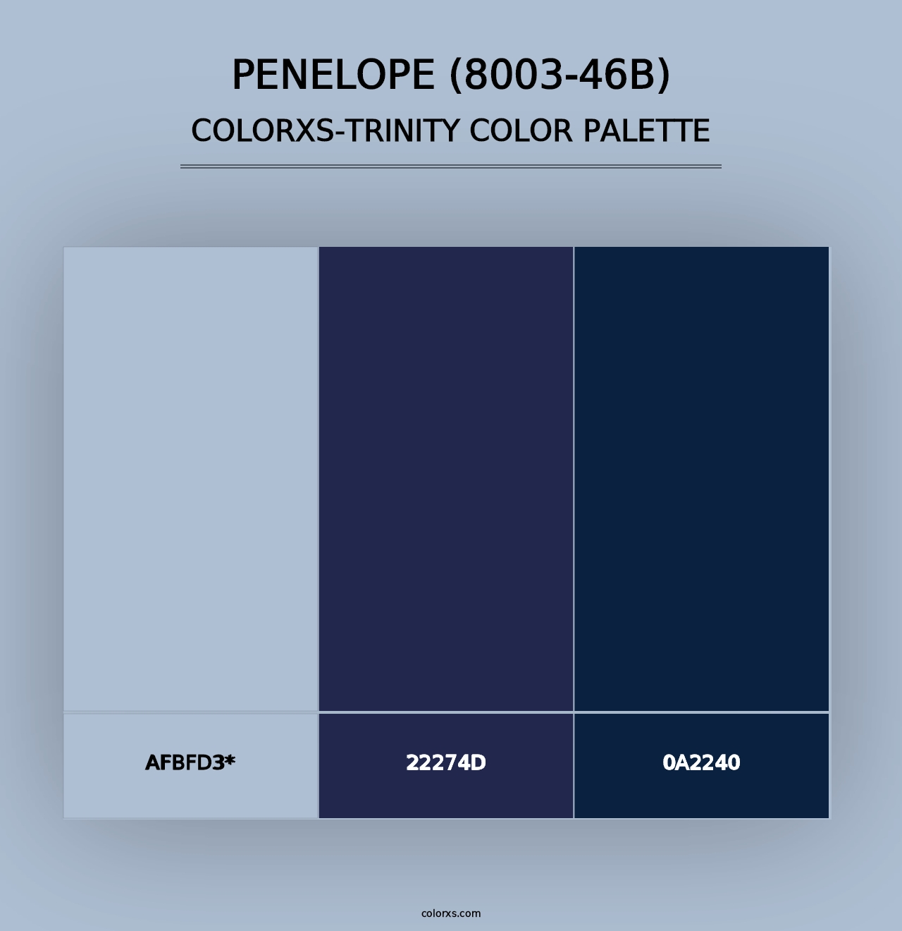 Penelope (8003-46B) - Colorxs Trinity Palette