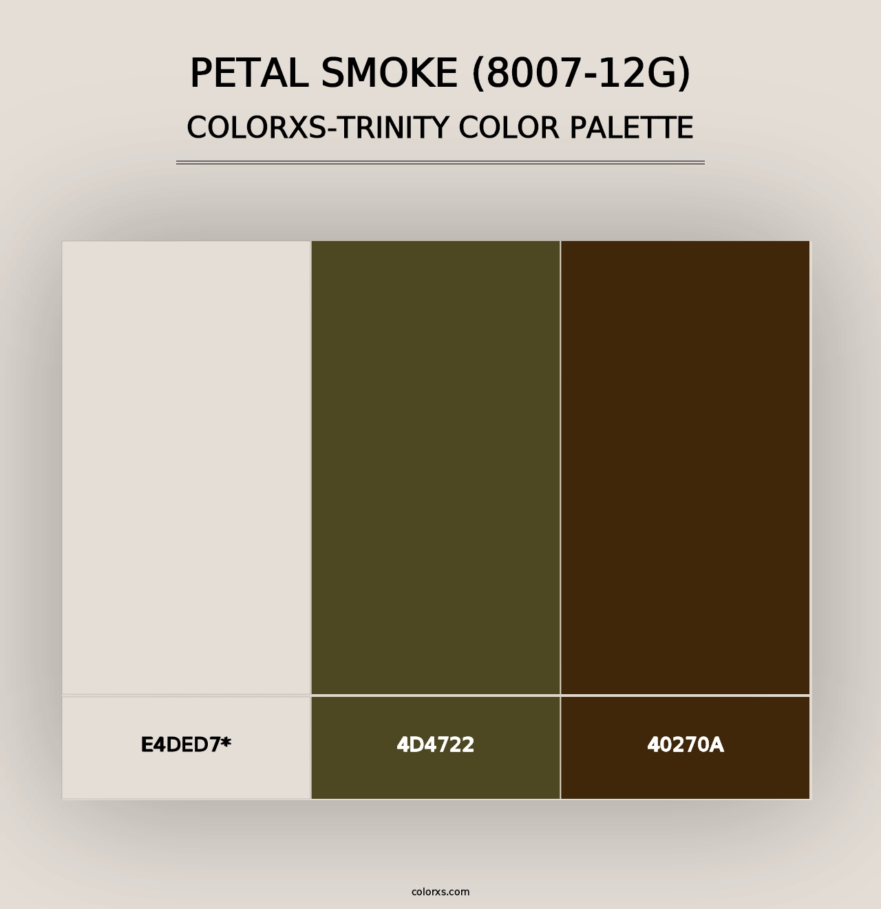 Petal Smoke (8007-12G) - Colorxs Trinity Palette