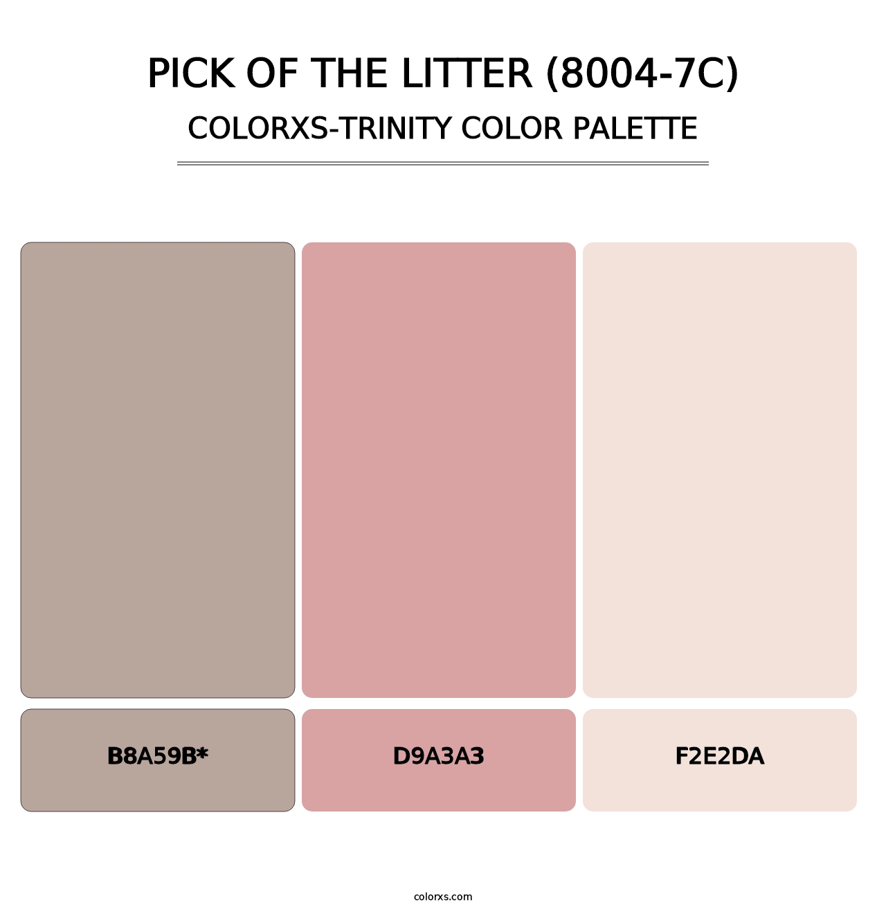 Pick of the Litter (8004-7C) - Colorxs Trinity Palette