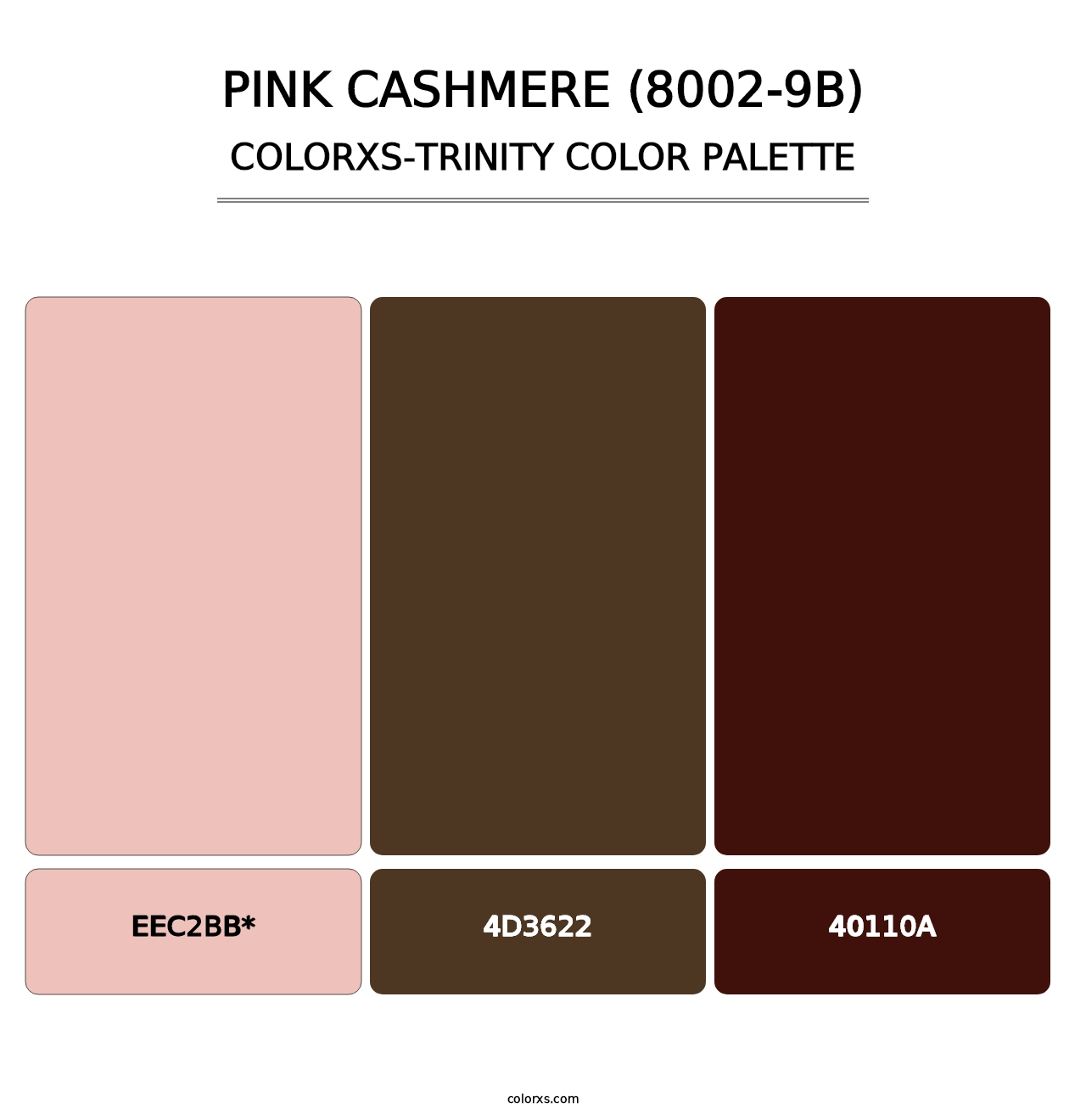 Pink Cashmere (8002-9B) - Colorxs Trinity Palette