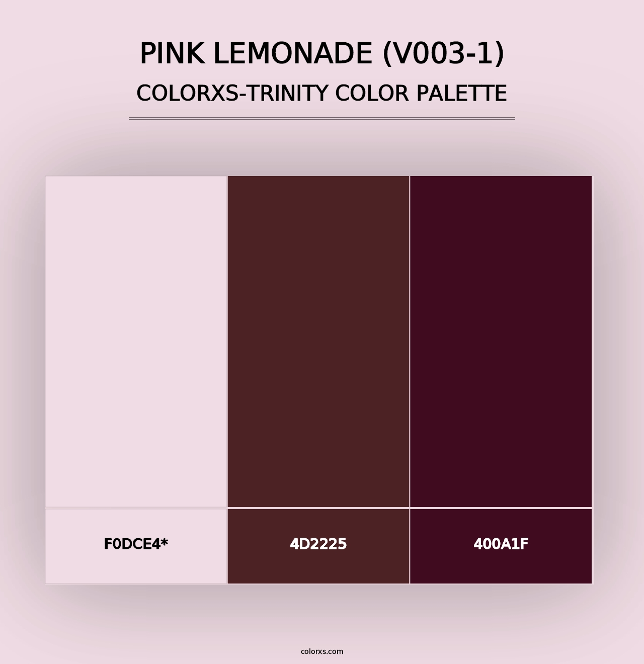 Pink Lemonade (V003-1) - Colorxs Trinity Palette